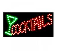Gr8 Home Led Bar Sign Cocktail Drinks Pub Club Window Shop Display Light Lamp 48cmx24cm - Led bar Sign