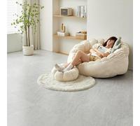 Gr8 Home Matte Grey 3.34M² Floor Tiles Self Adhesive Marble Effect Pvc Flooring