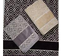 Gr8 Home Pack Of 3 Boxes Jacquard Velour Beach Bath Towel Sheet Set 100% Cotton 600Gsm