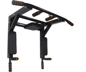 Gr8 Home Pull Up Bar Dip 2in1 Wall Mounted Home Gym Chin Up Cross Fit Multi Grip Workout