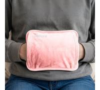 Pink 1L Rechargeable Electric Hot Water Bottle Plush Hand Pouch Heat Warmer