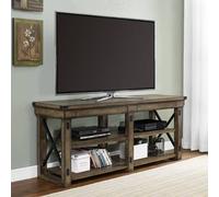 Gr8 Home Rustic TV Stand Wooden Veneer Table With Drawers Shelves For Up To 65" in Grey Gr8 Home Grey