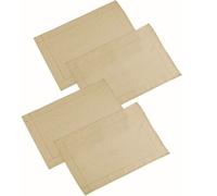Gr8 Home Set Of 4 Polyester Placemats Dining Table Mats in Light Beige Gr8 Home Light Beige