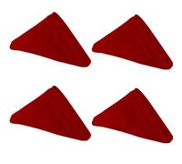Gr8 Home Set Of 4 Polyester Square Napkins Table Cloth in Red Gr8 Home Red