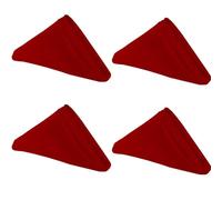 Premier 16 x 16-inch Linen Look Napkins, Pack of 4, Red