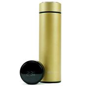 Gr8 Home Smart 500ml Water Bottle Stainless Steel Vacuum Flask With Temperature Display Rose Gold Gr8 Home Gold
