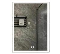 Gr8 Home Smart LED Bathroom Mirror 60x90cm Rectangular, Anti Fog Demister, Touch Sensor, Dimmable Light, Wall Mounted Vanity Mirror with 3 Colour Modes