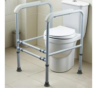 Gr8 Home Toilet Frame Support Standing Aid Safety Grab Handle Adjustable Elderly Disabled
