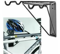 Gr8 Home Wall Mounted Folding 2 Bike Bicycle Cycle Storage Mount Rack Double Parking Hook Holder Hanger Garage Holding Foldable Stand