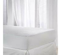 Gr8 Home Waterproof Terry Towel Mattress Protector Fitted Bed Sheet Cover in White | Size: King Gr8 Home White King