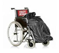 Gr8 Home Waterproof Wheelchair Blanket Cozy Wrap | Fleece Lined Waterproof Leg Cover with Zip | Warm Mobility Blanket Throw | Waterproof Wheelchair Travel Cover
