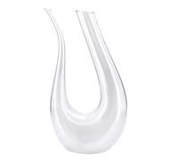 Gr8 Home Wine Decanter U-Shaped Mouth Blown Glass Aerating Red Wine Serving Carafe Pourer Dispenser Large 1.5 Litre Xmas Gift