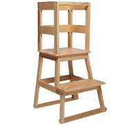 Gr8 Home Wooden Childrens Toddler Learning Step Stool Stairs Ladder Kitchen Helper Tower