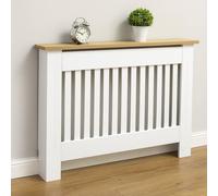 Gr8 Home Wooden White Radiator Cover With Shelf Gr8 Home White