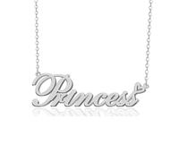 GR859C Custom Name Necklace Personalized for Women 18K Gold Plated Customized Nameplate Pendant Jewelry Gift for Christmas, Metal, No Gemstone