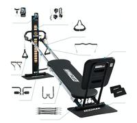 GR8FLEX High Performance Gym - Carbon Fiber Black XL Model with Total Over 100 Workout Exercises