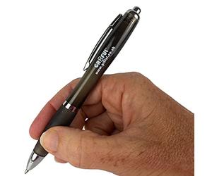 gr8ful® Pen | Black Ink Ball Point Pen for Writing or Drawing | Retractable Ergonomic Design Desk Rollerball Pen for Men, Women, Teachers & Kids | Fab Thank You Gift Jotter Pen