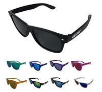 gr8ful® Sunglasses for Men & Women (Matt Black frame, Black lens)