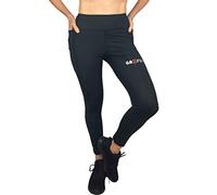 gr8ful® Womens Sports Leggings, Workout Indoor or Outdoor pants, Running Tights with Pockets, High Impact Athletic Activewear Yoga & Pilates, Slimming Tummy Compression & Butt Lift, Black M