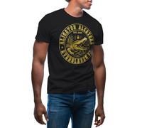 GR8Shop Alligator Alcatraz Florida Everglades Parody Men's Black T-Shirt Size XXL