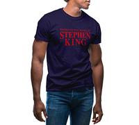 GR8Shop Based on The Novel by Stephen King Men's Navy Blue T-Shirt Size M