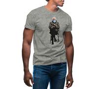 GR8Shop Bernie Sanders Meme Parody Men's Grey T-Shirt Size M