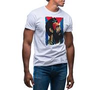 GR8Shop Fidel Castro Cuba Flag Men's White T-Shirt Size M