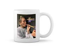 GR8Shop Hannah Montana Smoking Weed Miley White Coffee Mug