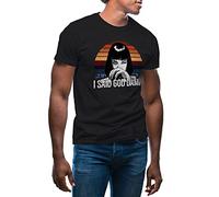 GR8Shop I Said God Damn Mia Walace Inspired Pulp Fiction Men's Black T-Shirt Size M