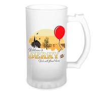 GR8Shop It Horror Movie Welcome to Derry Stephen King Inspired Transparent Beer Mug Stein 500ml