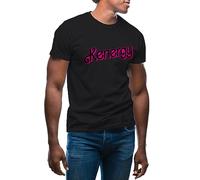 GR8Shop Kenergy Pink Like Inspired by Ryan Men's Black T-Shirt Size L