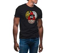 GR8Shop Magic 42 Answer to Life and Universe and Everything Men's Black T-Shirt Size XXL