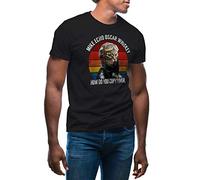 GR8Shop Retro Mike Echo Oscar Whiskey Meow Cat How Do You Copy Men's Black T-Shirt Size XL