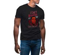 GR8Shop RIP George Floyd I Can't Breathe Men's Black T-Shirt Size L