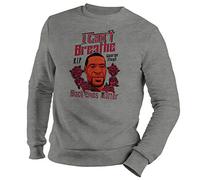 GR8Shop RIP George Floyd I Can't Breathe Unisex Grey Sweater Size M