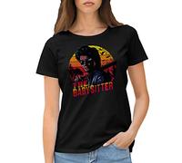 GR8Shop The Baby Sitter Steve Harrington Women's Black T-Shirt Size XL