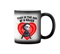 GR8Shop This is The Ass of A Killer Michael Myers Black Magic Coffee Mug