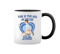 GR8Shop This is The Ass of Killer Bella Twilight Fun Lustige Trend White Coffee Mug with Black Rim & Handle