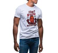 GR8Shop Vintage I Can't Breathe George Floyd Men's White T-Shirt Size XL