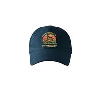 GR8Shop Why Don't You Knock It Off with Them Negative Waves Oddball Vintage Military Baseball Hat Navy Blue