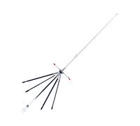 GRA-D220R Mini Discone Antenna | 100-1600 MHz Receiver, 144/430/904/1200 MHz Transmit, 29.5" Stainless Portable Scanner Whip