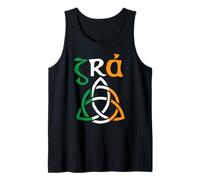 Gra Irish Saying for Love Irish Gaelic Ireland Claddagh Tank Top