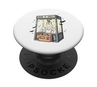 Grab A Ghost Claw Machine Halloween Arcade Game Gamer PopSockets Adhesive PopGrip
