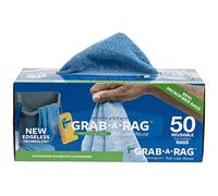 Grab a Rag R-004004 Blue 12x12 Microfiber Auto Towel, 50 Pack