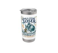 Grab a Stone Loser David Goliath Funny Christian Stainless Steel Insulated Tumbler
