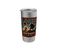 Grab a Stone Loser David Goliath Funny Christian Stainless Steel Insulated Tumbler