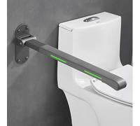 Grab Bar - Folding Toilet Safety Rail, Wall Mounted Non-Slip Waterproof Handrail for Elderly and Pregnant