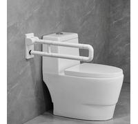 Grab Bar for Bathroom Safety, Flip Up Toilet Handrails, Wall Mounted Non-Slip Support for Seniors and Pregnant Women