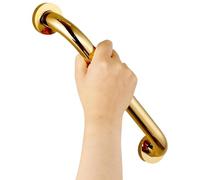 Grab Bar for Hotel Home, Shower Safety Non-Slip 1ft 2ft 4ft Support Rails for Bathroom Bathtub Handrail, Polished Gold Stylish Wall Mounted Straight Handle(1ft/30cm)