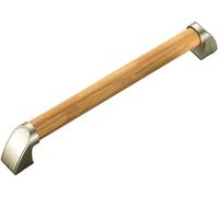 Grab Bar Handrail for Bathroom, Wooden Safety Armrest for Elderly and Disabled, Waterproof Anti-Slip Support for Stairs and Shower